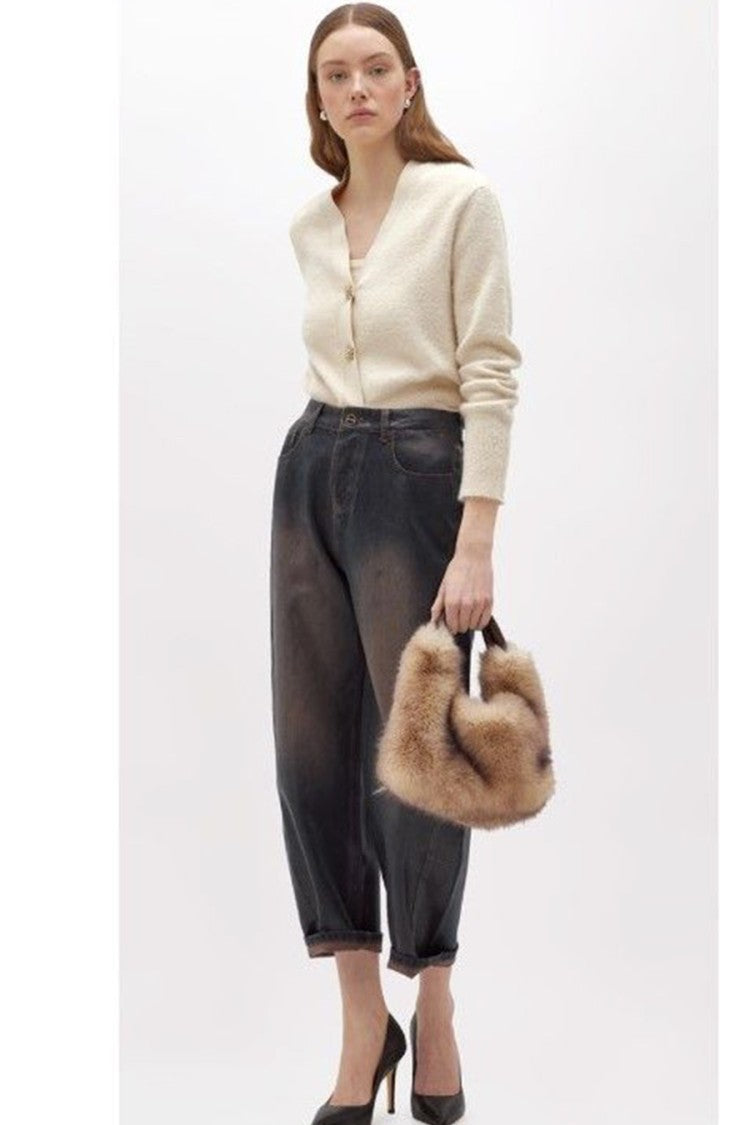 Blugirl White Wool-Blend Sweater