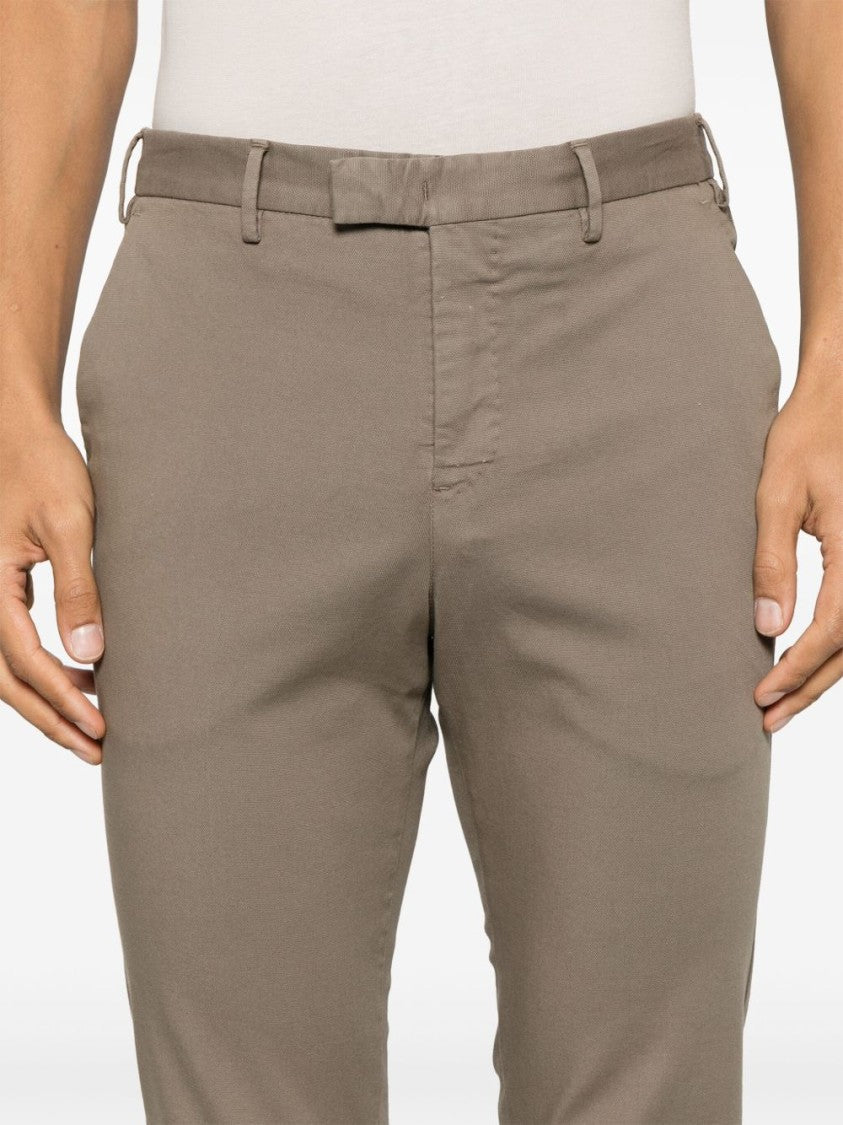 Pt Torino Tailored Grey Trousers With Modern Design