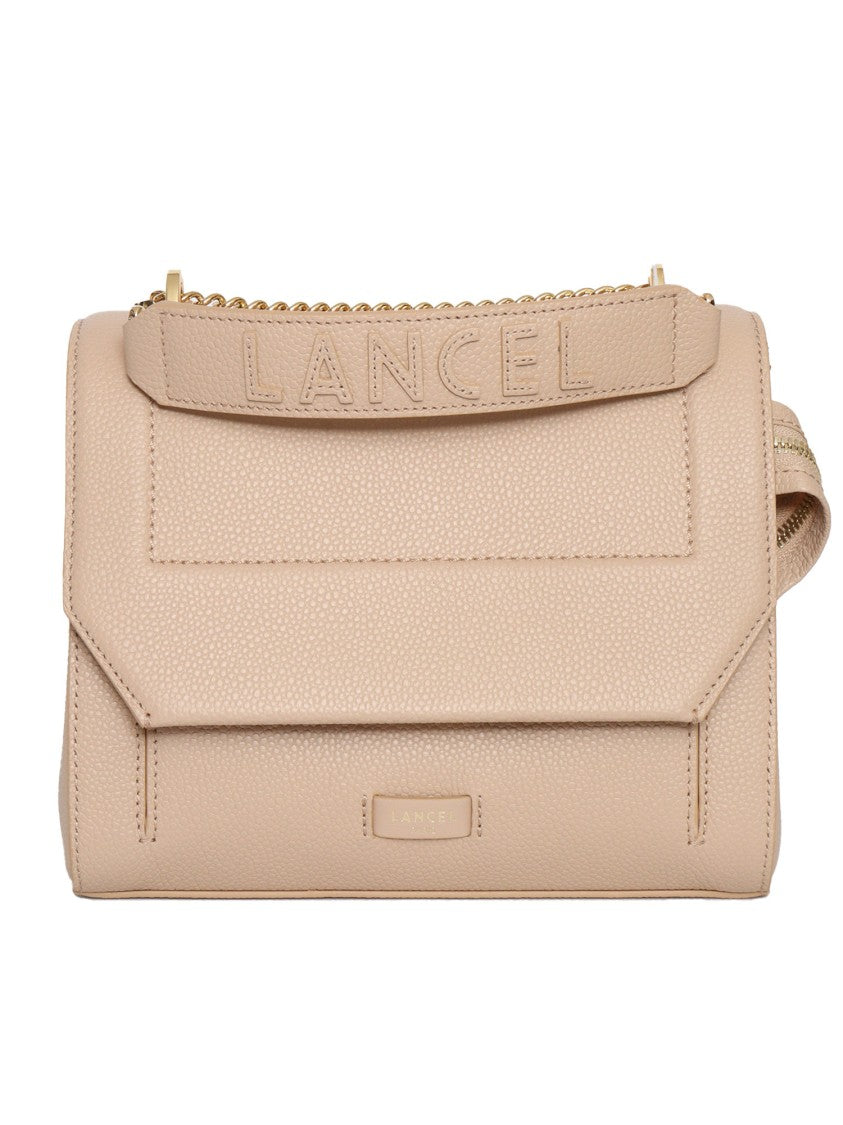 Lancel Sac Rabat M Medium Textured Calfskin Shoulder Bag