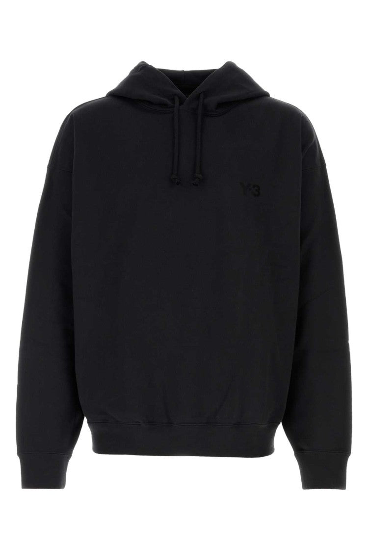 Y-3 Yamamoto Black Cotton Blend Oversize Sweatshirt