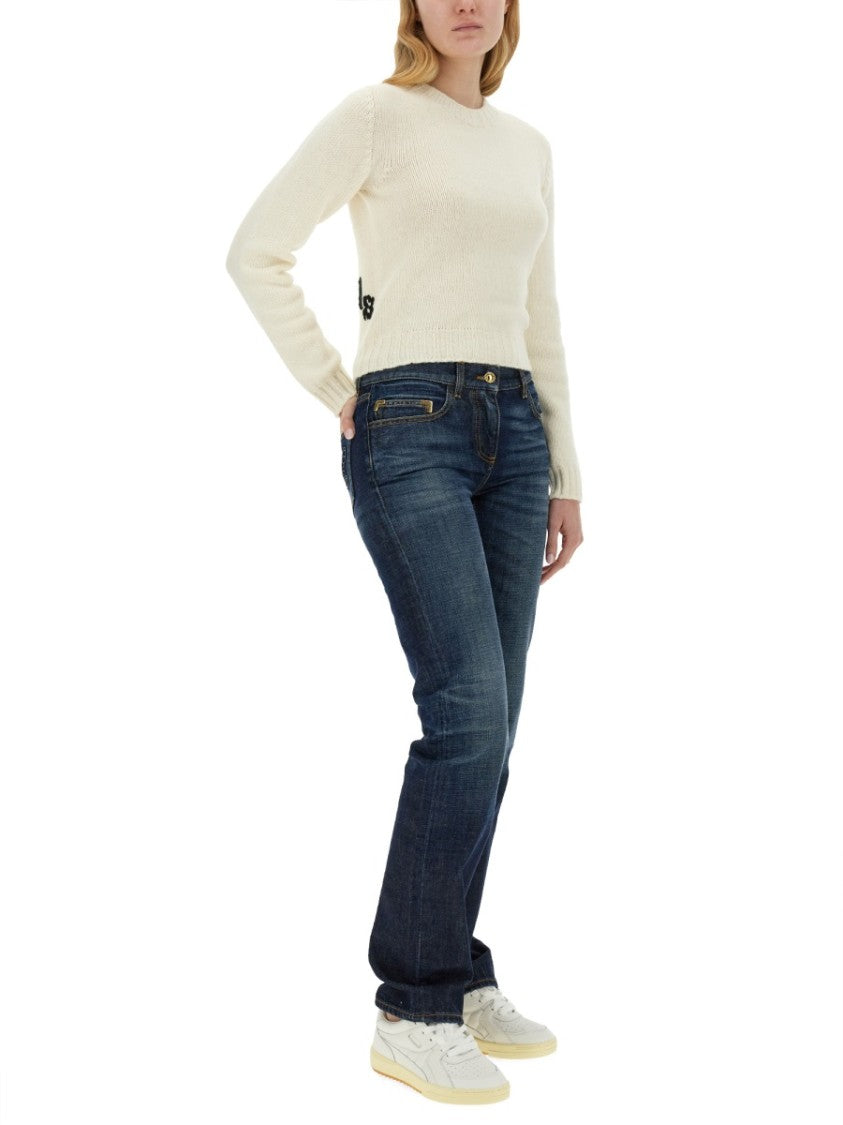 Palm Angels Straight Leg Jeans