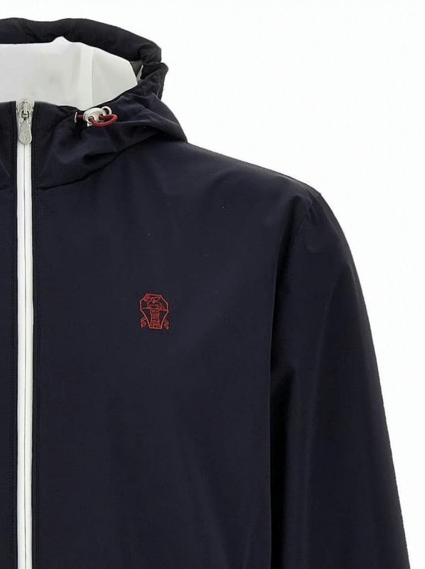 Brunello Cucinelli Membrane Nylon Hooded Jacket