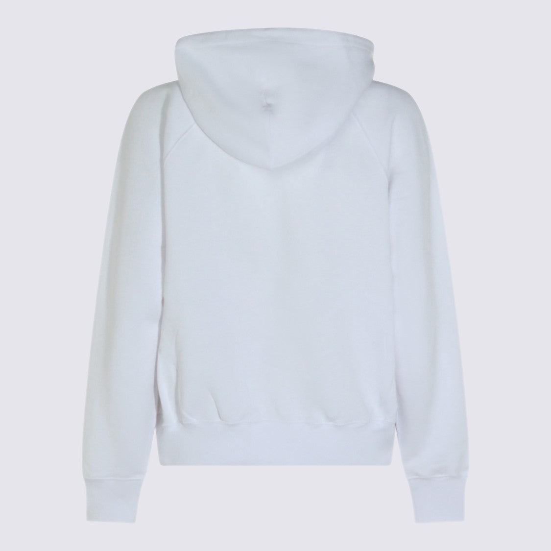 Polo Ralph Lauren Hooded White Sweater With Embroidered Logo And Kangaroo Pocket