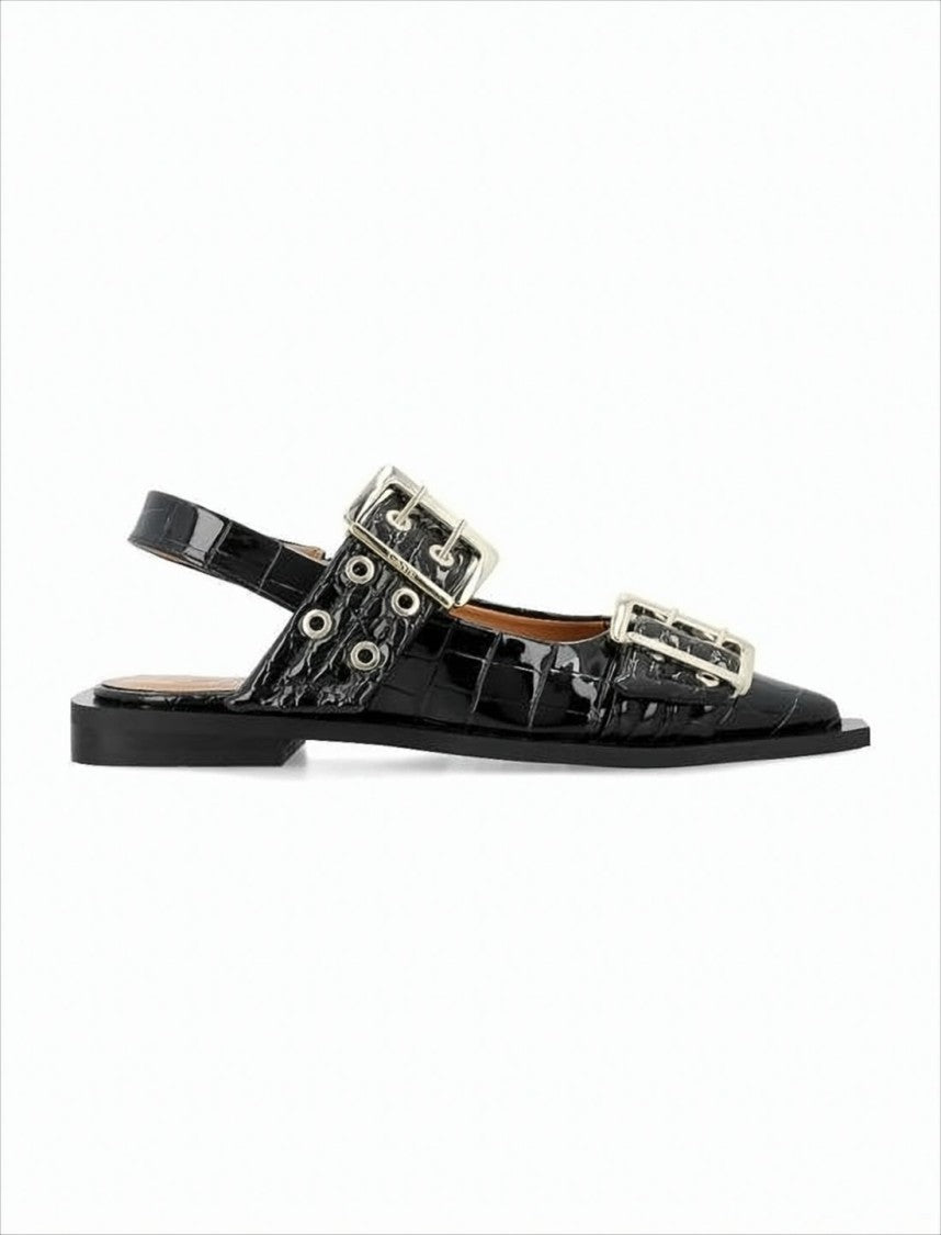 Ganni Pointed Toe Flat Shoes