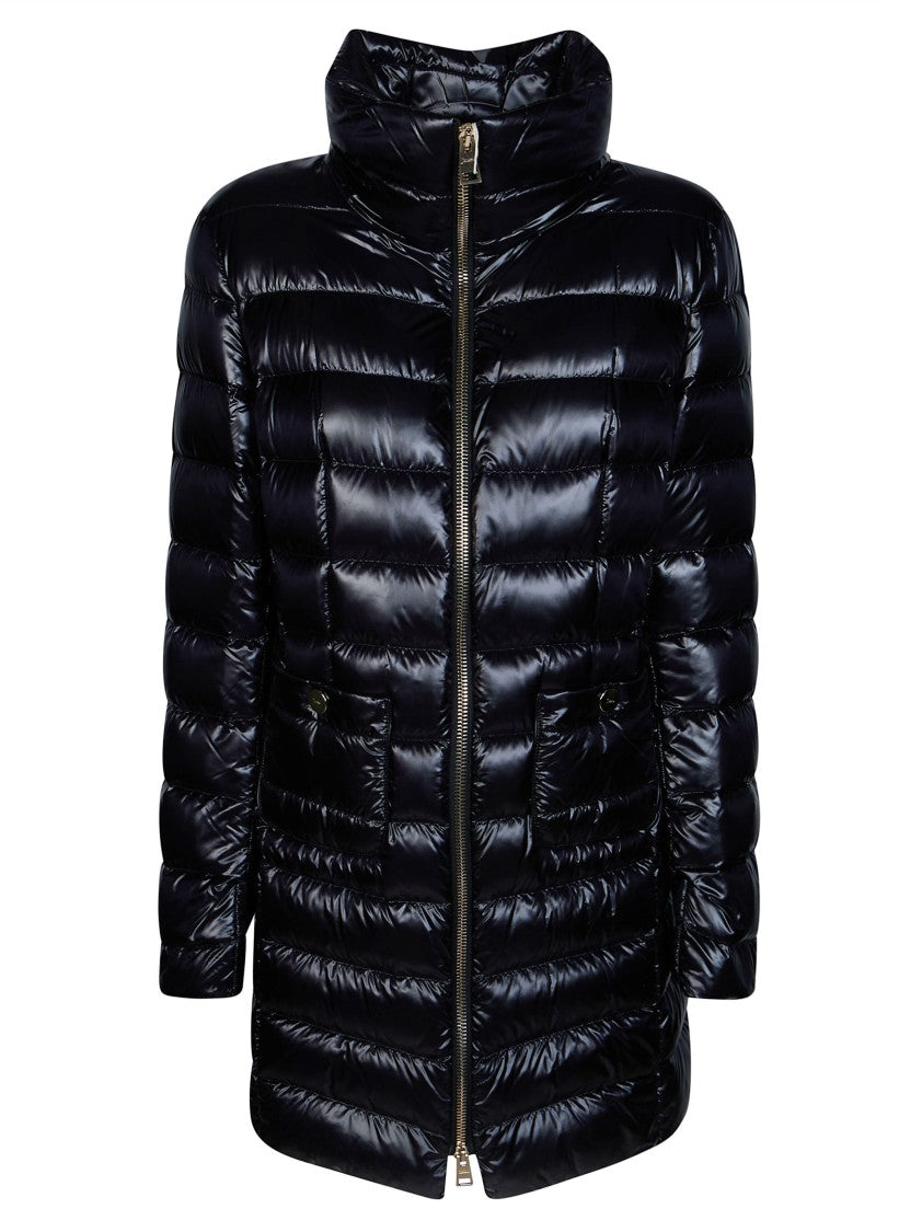 Herno Glossy Medium-Length Down Jacket