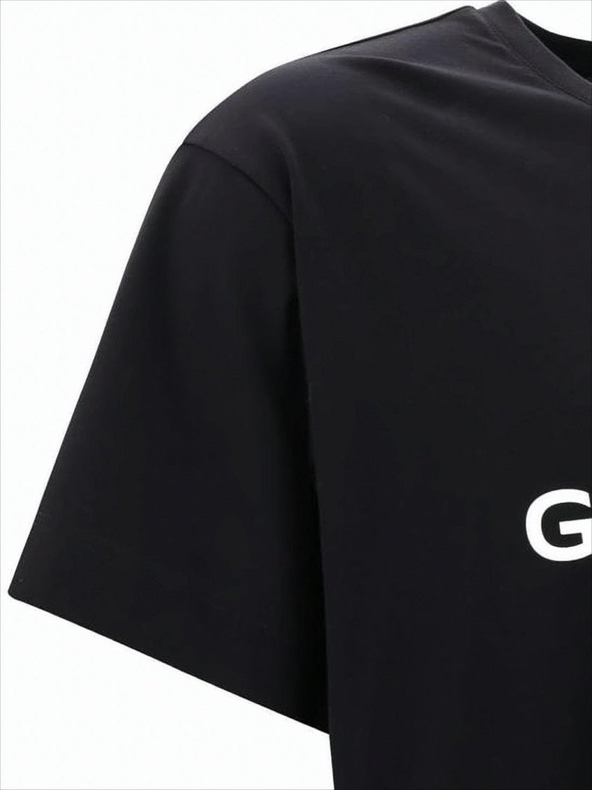 Givenchy Minimalist Black Short-Sleeve T-Shirt With Logo