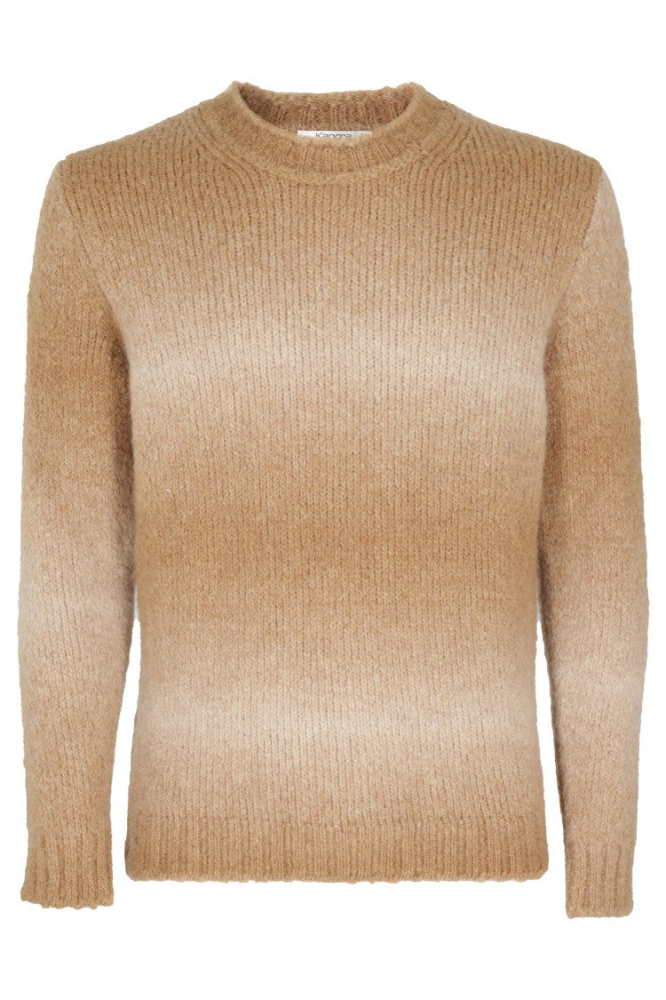 Kangra Camel Ribbed Alpaca-Blend Sweater