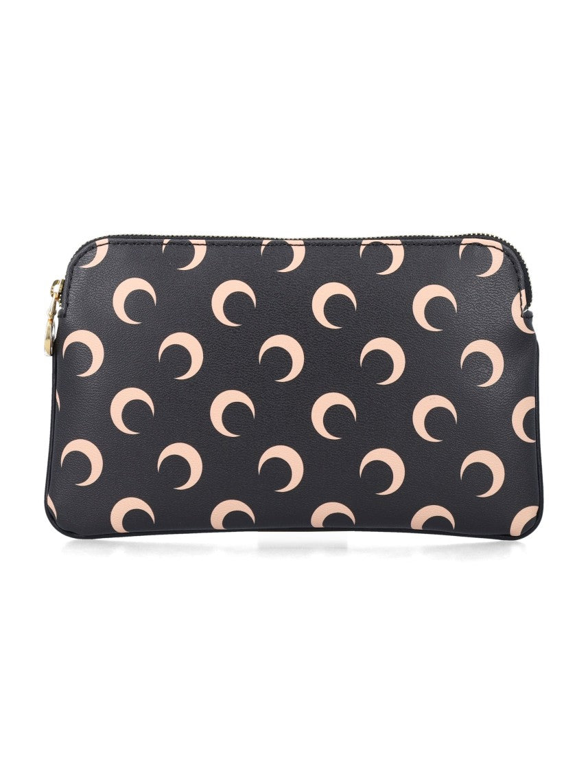 Marine Serre Moon Small Pouch With Distinctive Crescent Pattern
