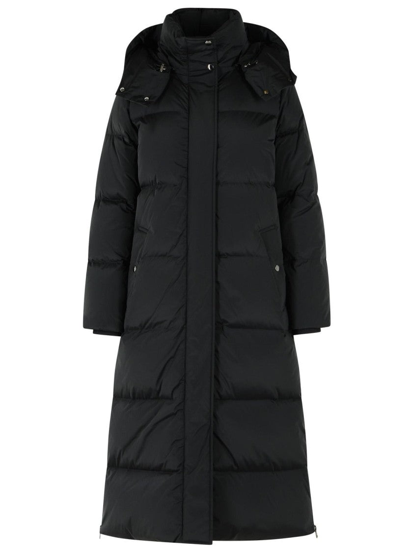 Woolrich John Rich & Bros Black Kelly High-Neck Nylon Down Jacket