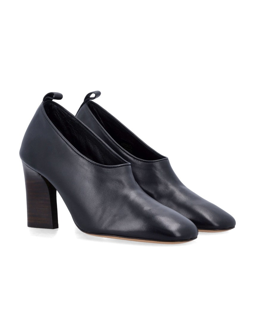 Soeur Sophisticated Black Thea Pumps With Square Toe