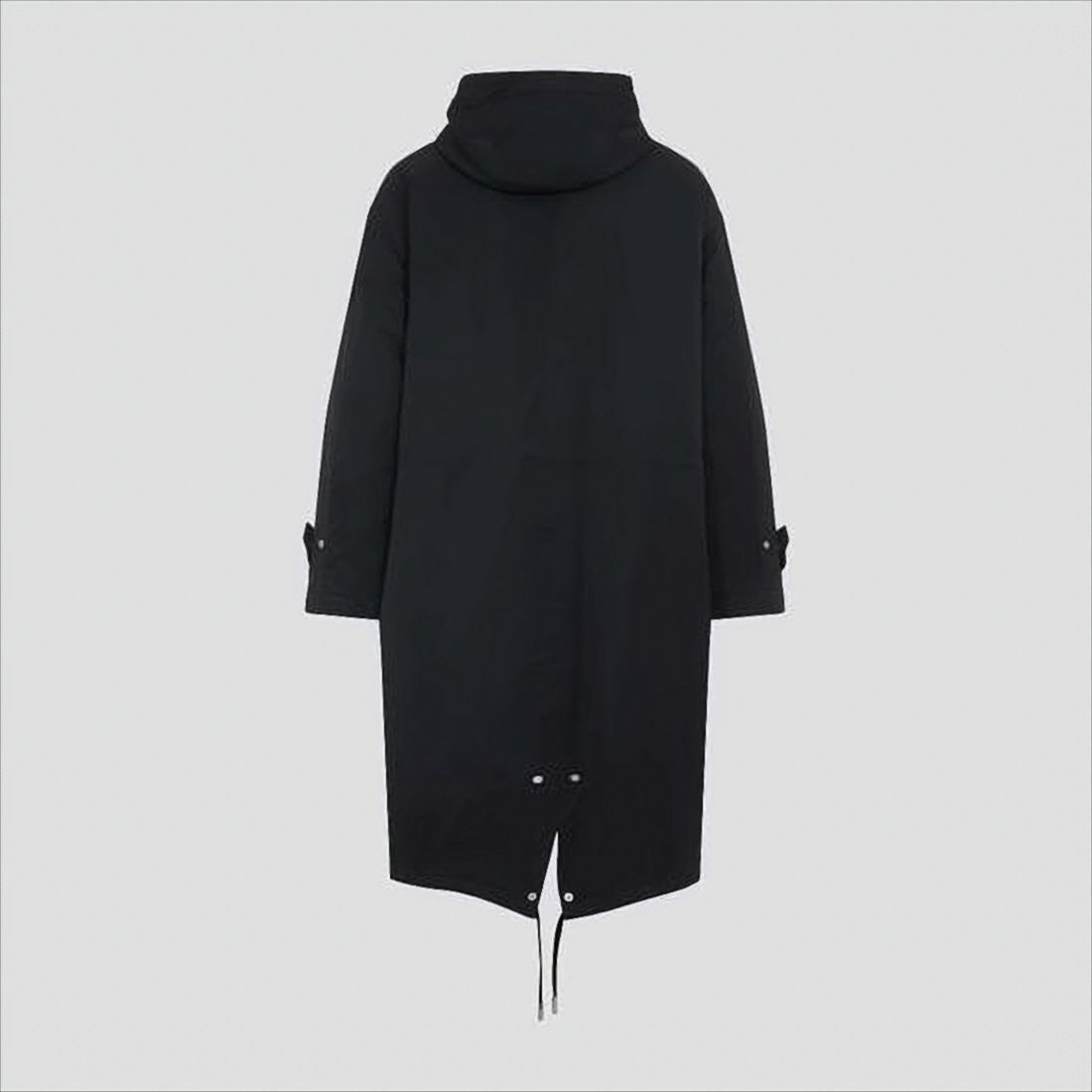 Ami Paris Hooded Long Padded Coat With Adjustable Features