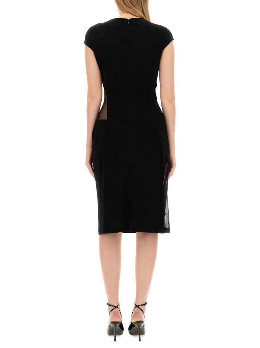 Givenchy 4G Crepe And Tulle Dress