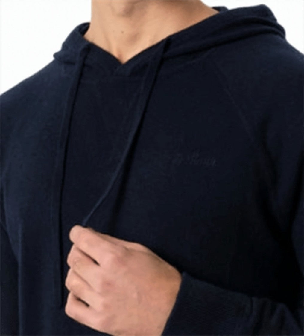 Mc2 Saint Barth Hooded Wool Sweater With Kangaroo Pocket