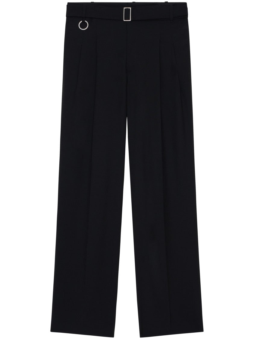 Études Loose Fit Black Suit Trousers