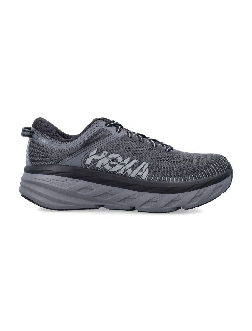 Hoka Bondi 7 Vegan Mesh High-Cushioning Sneakers