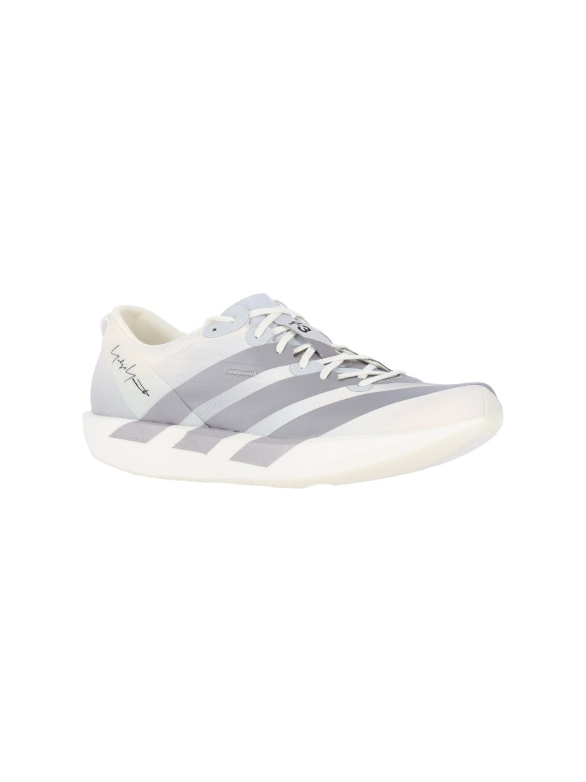 Y-3 White Adios 9 Contrast Sneakers