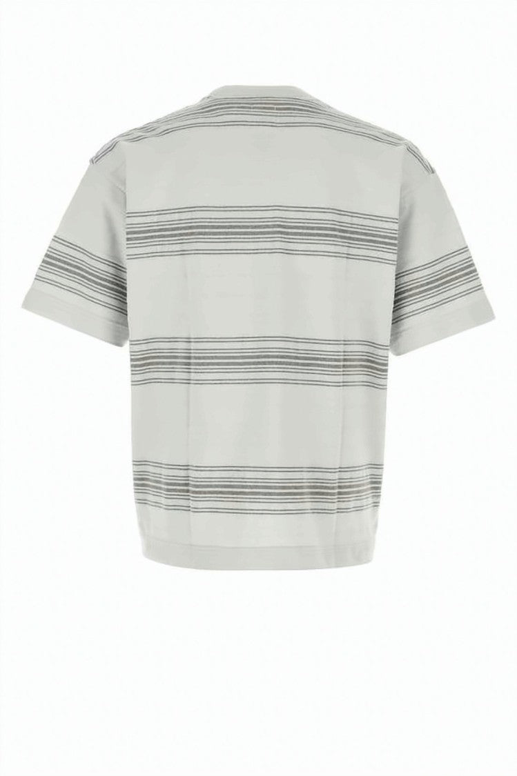 Nanamica Boxy-Fit Short-Sleeved T-Shirt With Subtle Stripe Patterns
