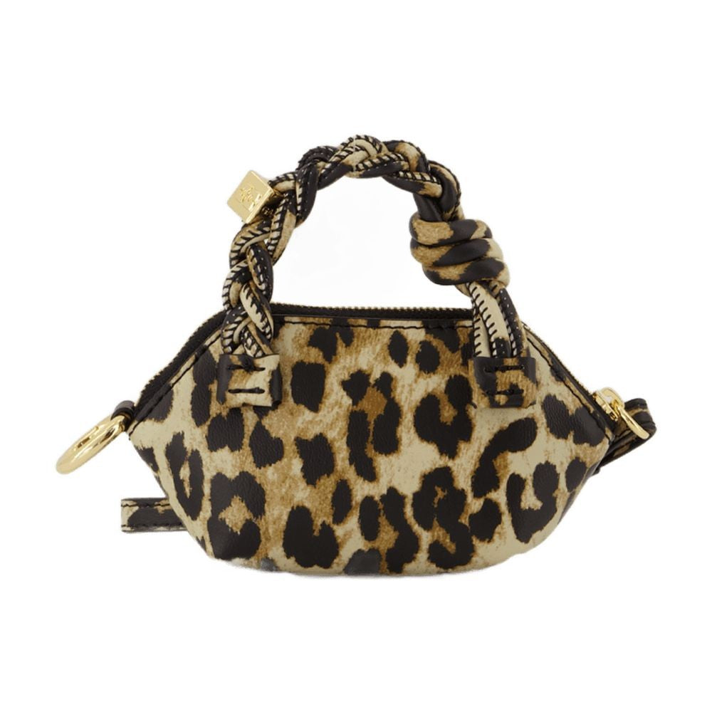 Ganni Bou Nano Crossbody - Leather - Leopard