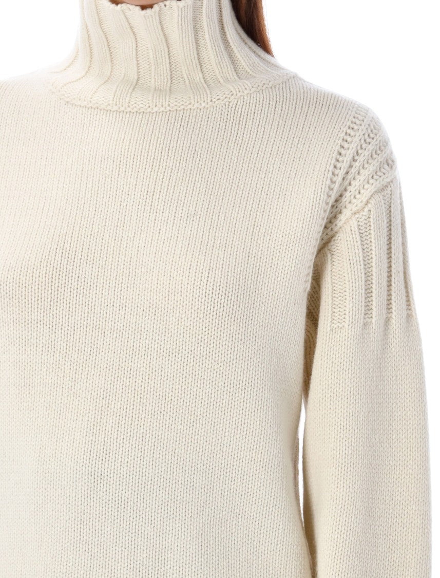 Jil Sander High Neck Cashmere Sweater