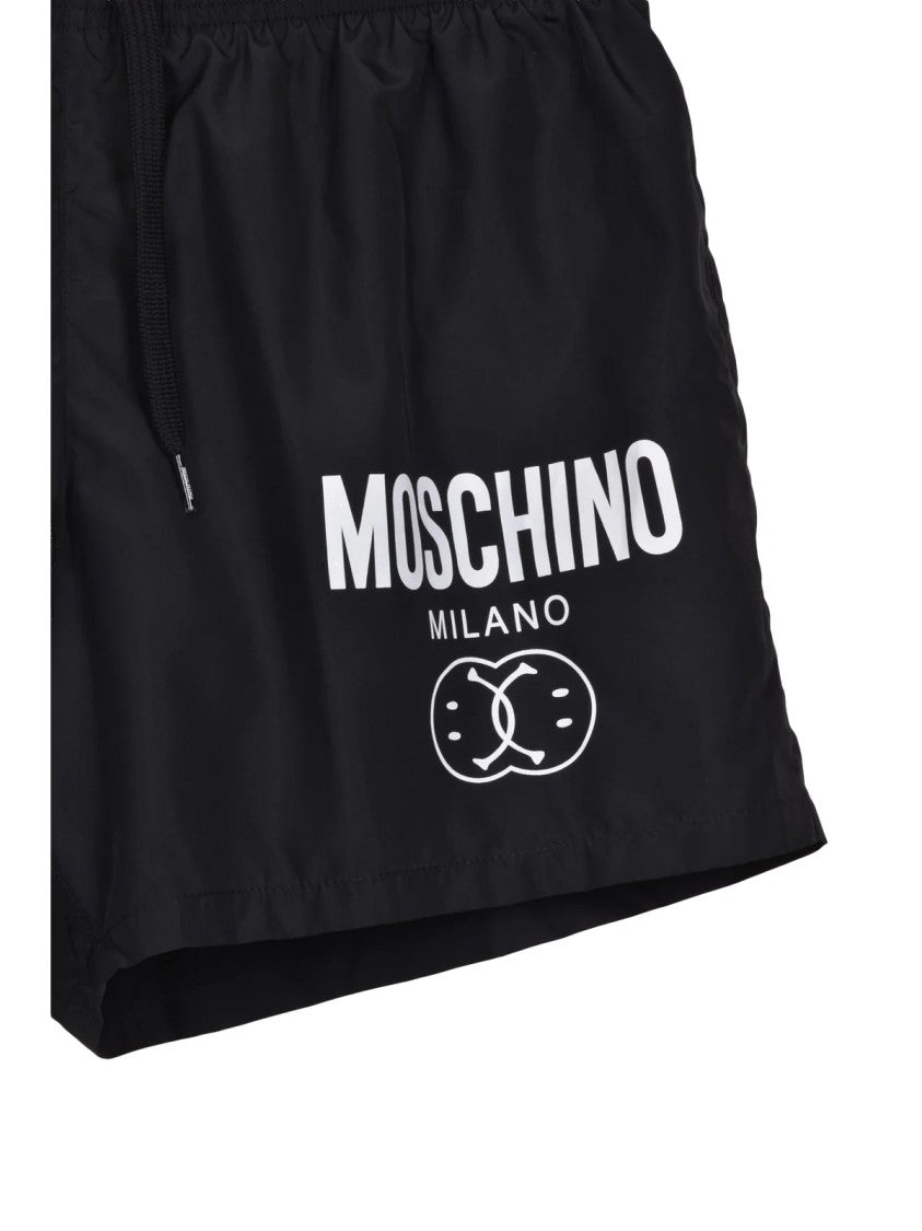 Moschino Couture Lightweight Swim Shorts - Black