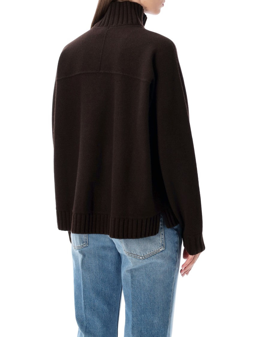 Gucci Wool And Cashmere Turtleneck Sweater With Horsebit