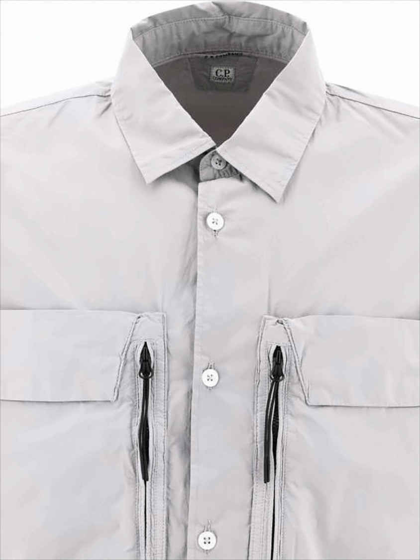 C.P. Company Lightweight Button-Up Jacket With Functional Pockets