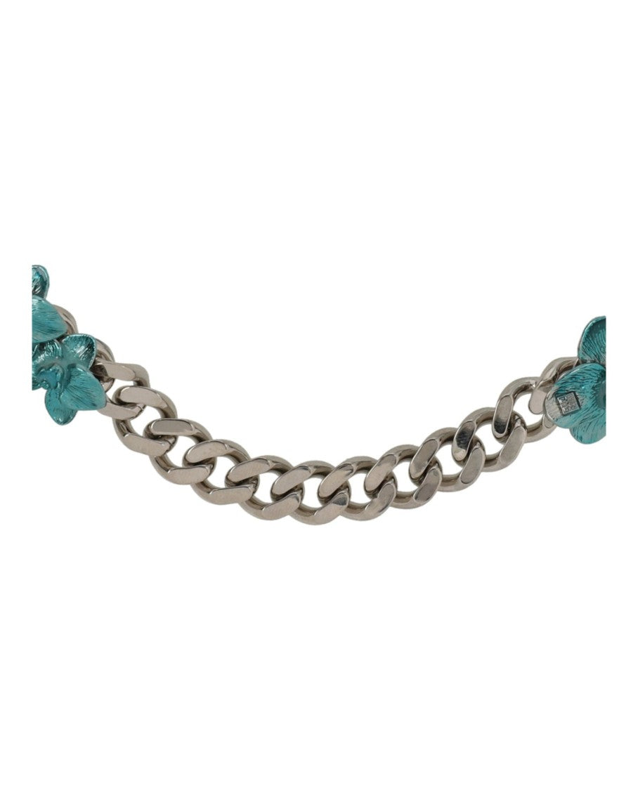 Givenchy Flower Necklace In Metal And Enamel