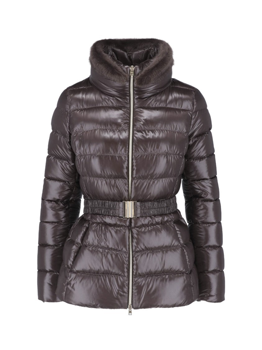 Herno Brown Claudia Waterproof Down Jacket