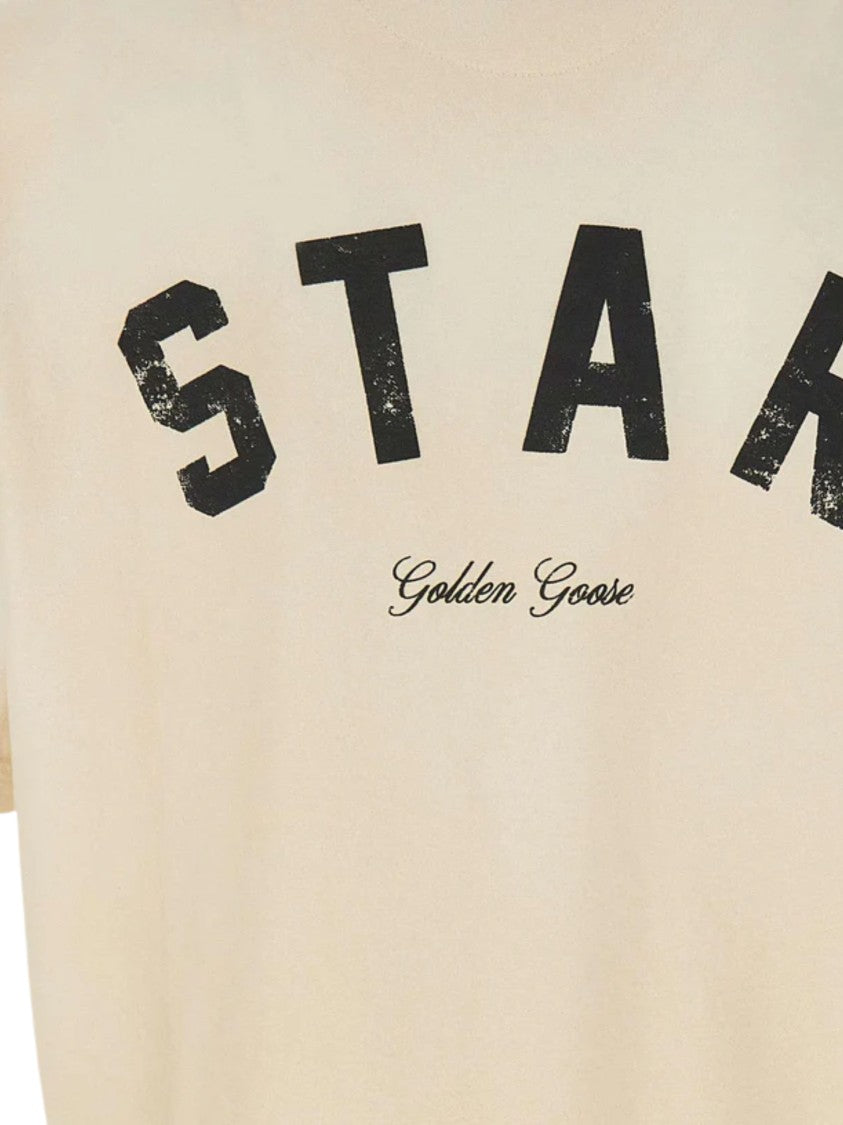 Golden Goose Boxy-Cut Distressed Star T-Shirt