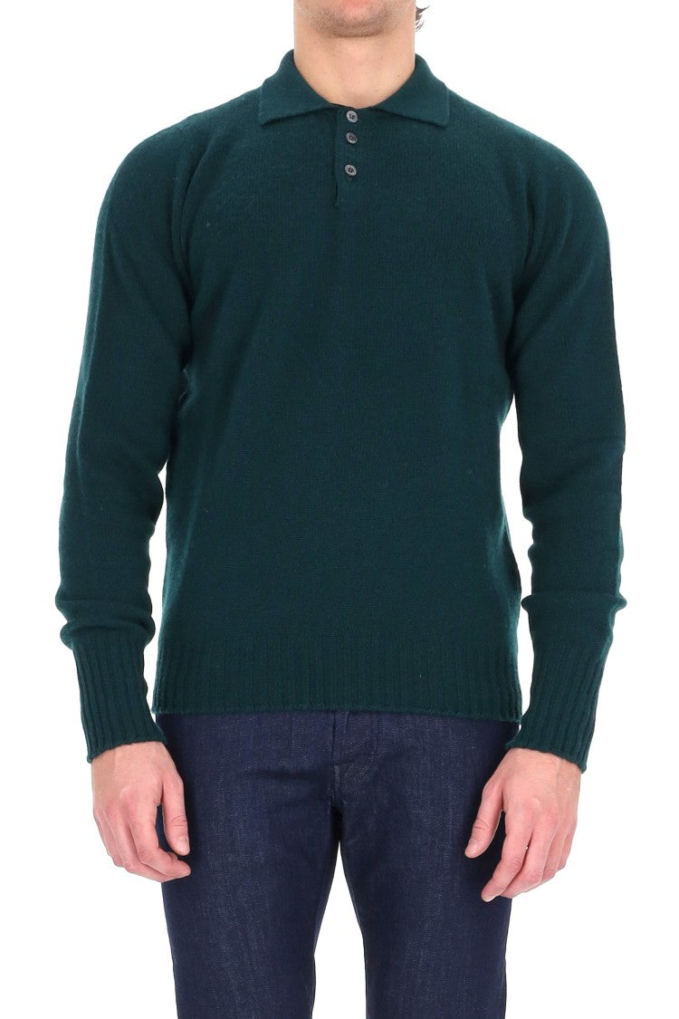 Drumohr Lambswool Knit Polo