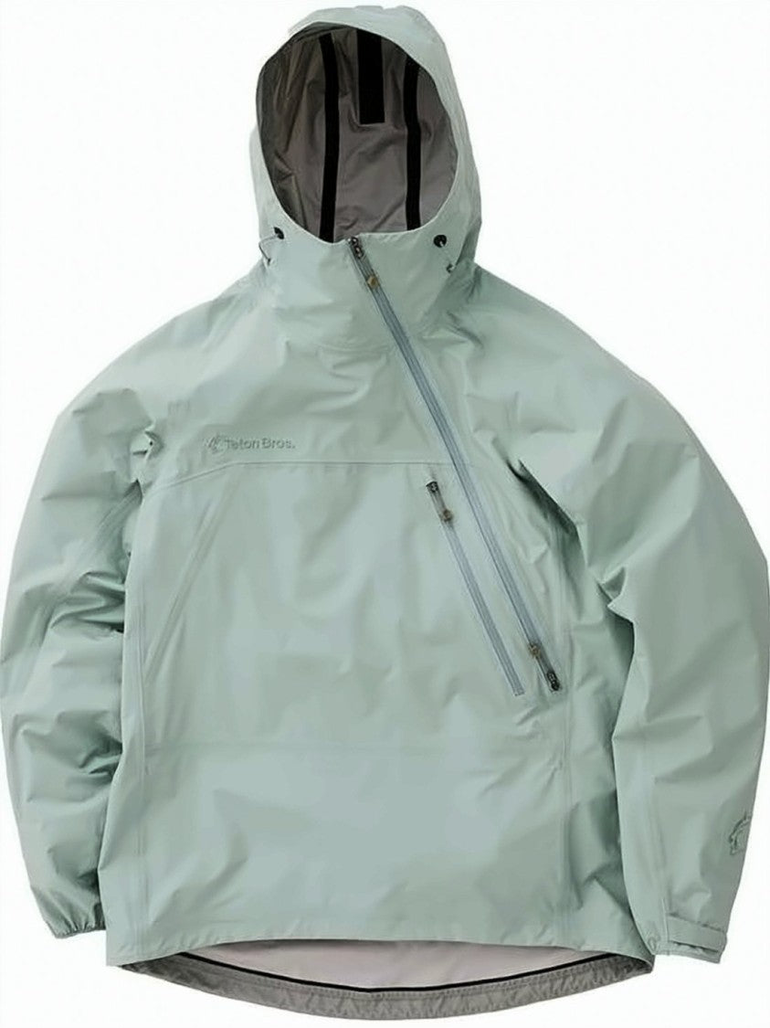 Teton Bros Asymmetrical Front Zipper Jacket With Hood