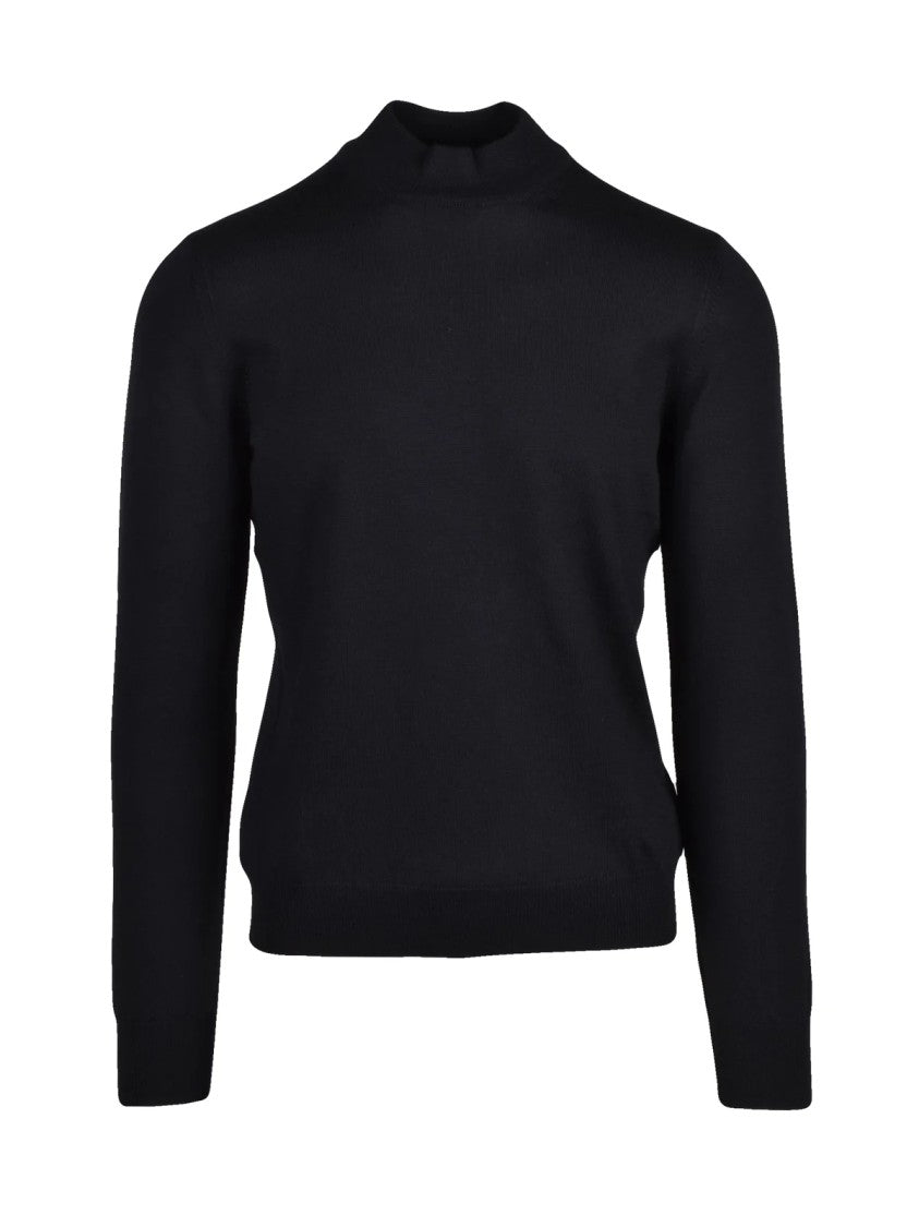 Gran Sasso Classic Turtleneck Sweater In Fine-Knit Virgin Wool