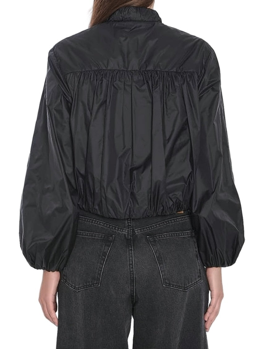 Moncler Lightweight Cropped Jacket With Gathered Yoke
