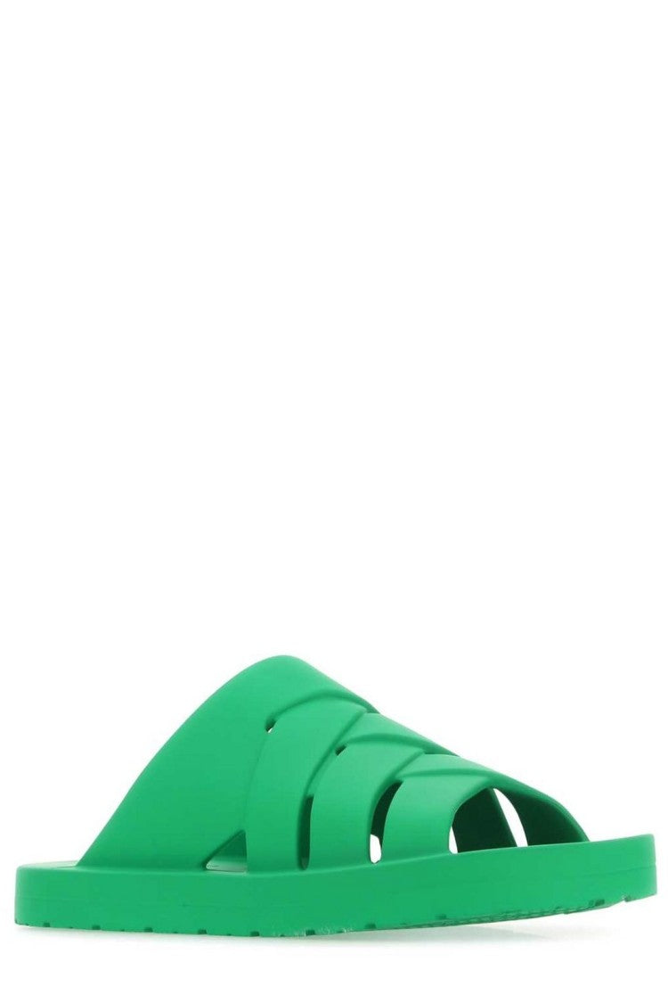 Bottega Veneta Green Rubber Sandals