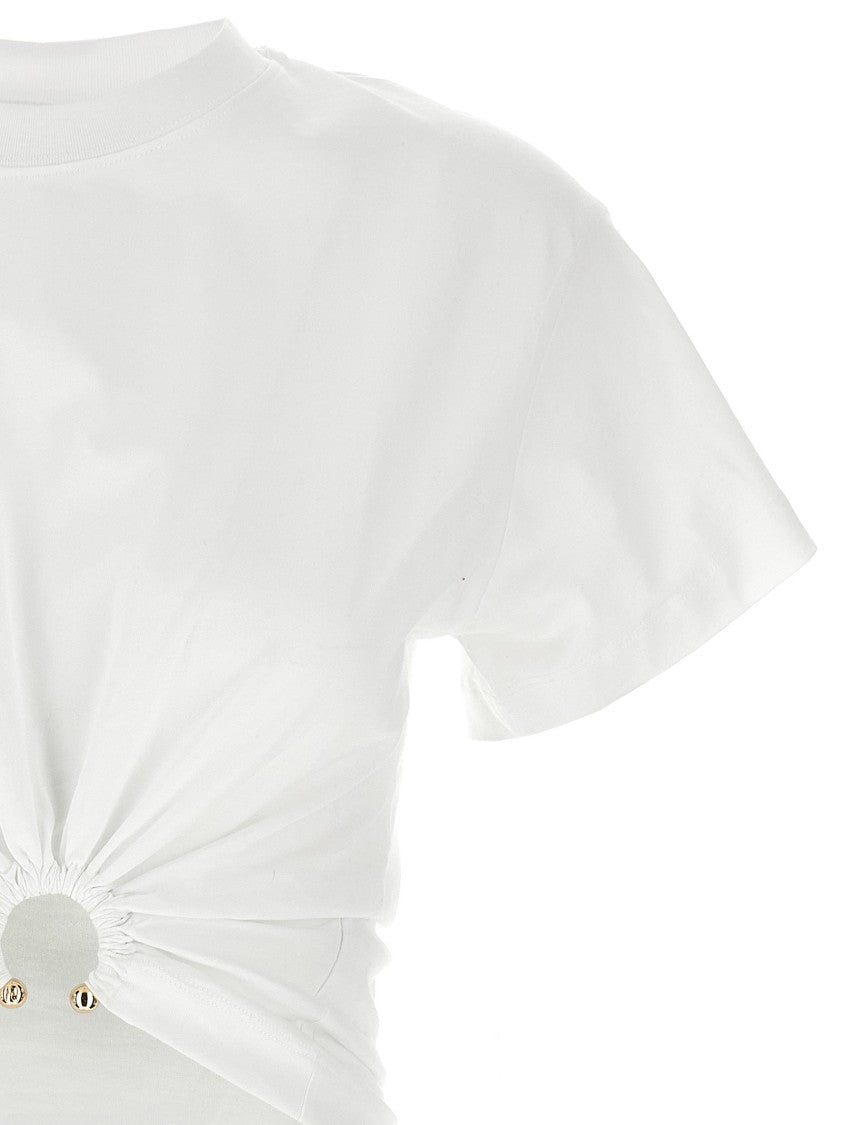 Paco Rabanne Cropped Cotton T-Shirt