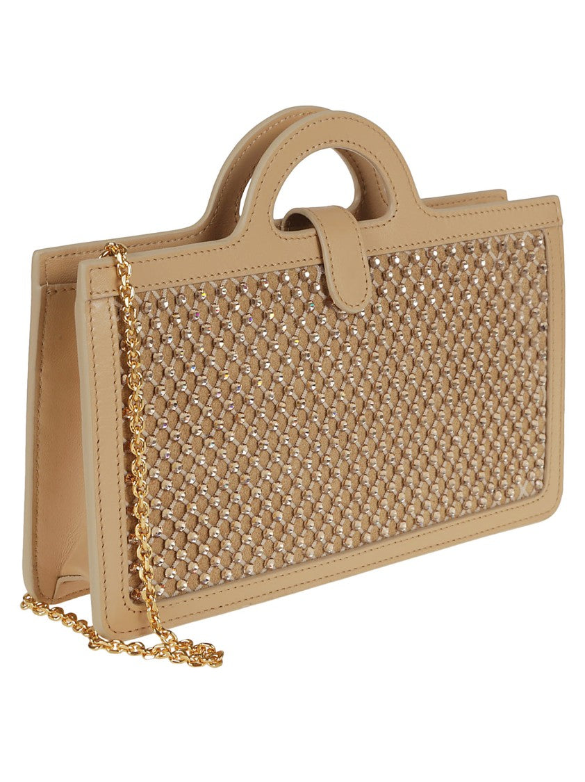 Marni Calf Leather Wallet With Glass Application