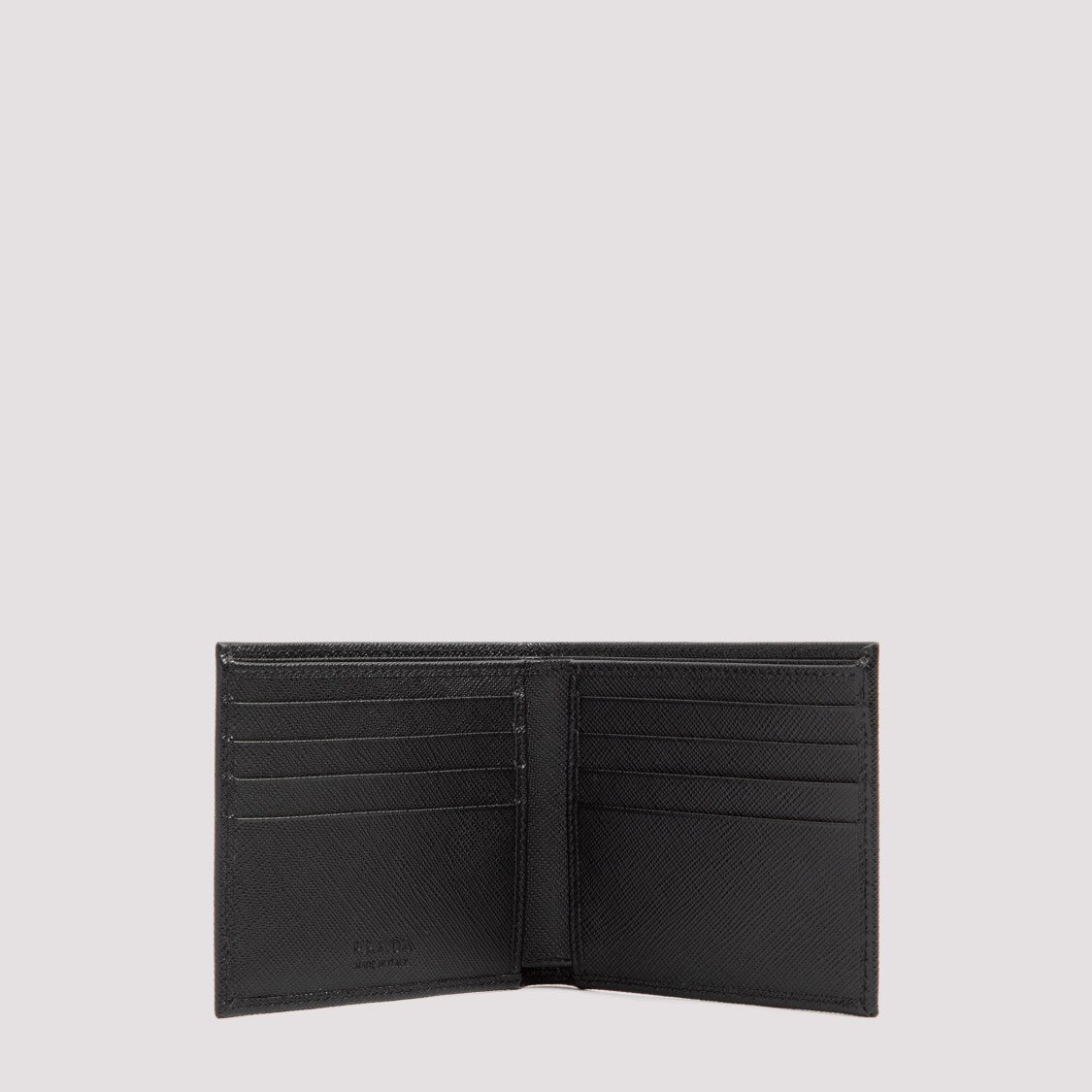 Prada Bifold Black Saffiano Leather Wallet