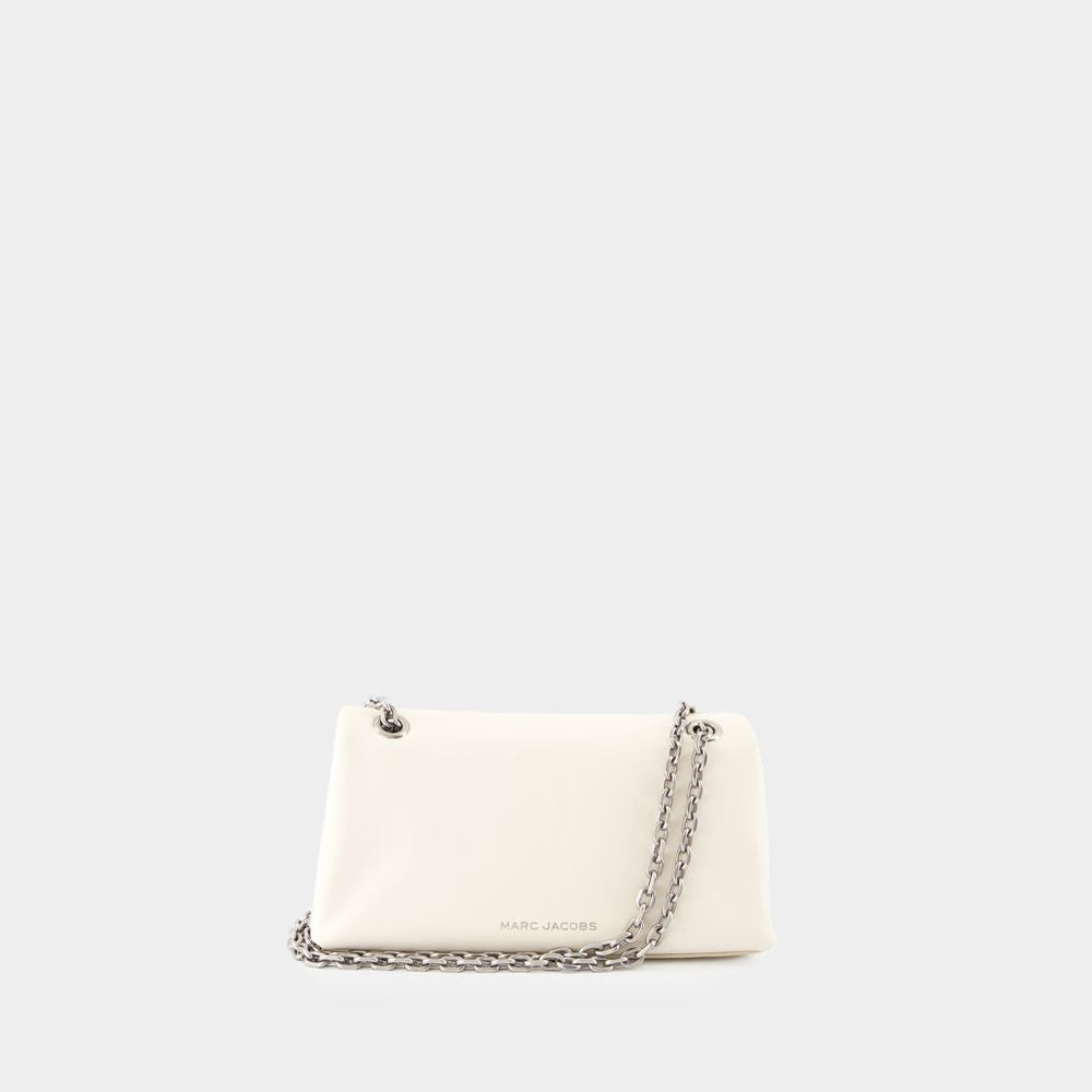 Marc Jacobs The Dual Wallet On Chain - Leather - White