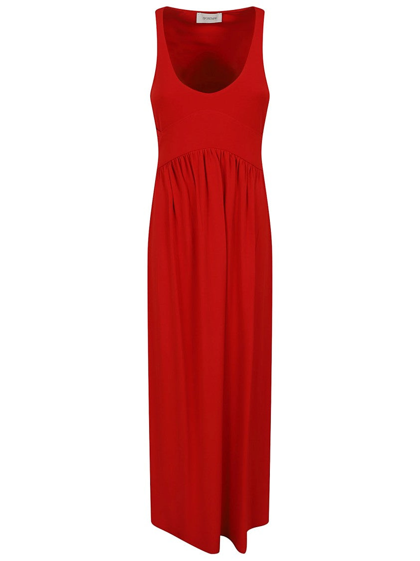 Max Mara Maxi Dress In Soft Stretch Crepe Jersey