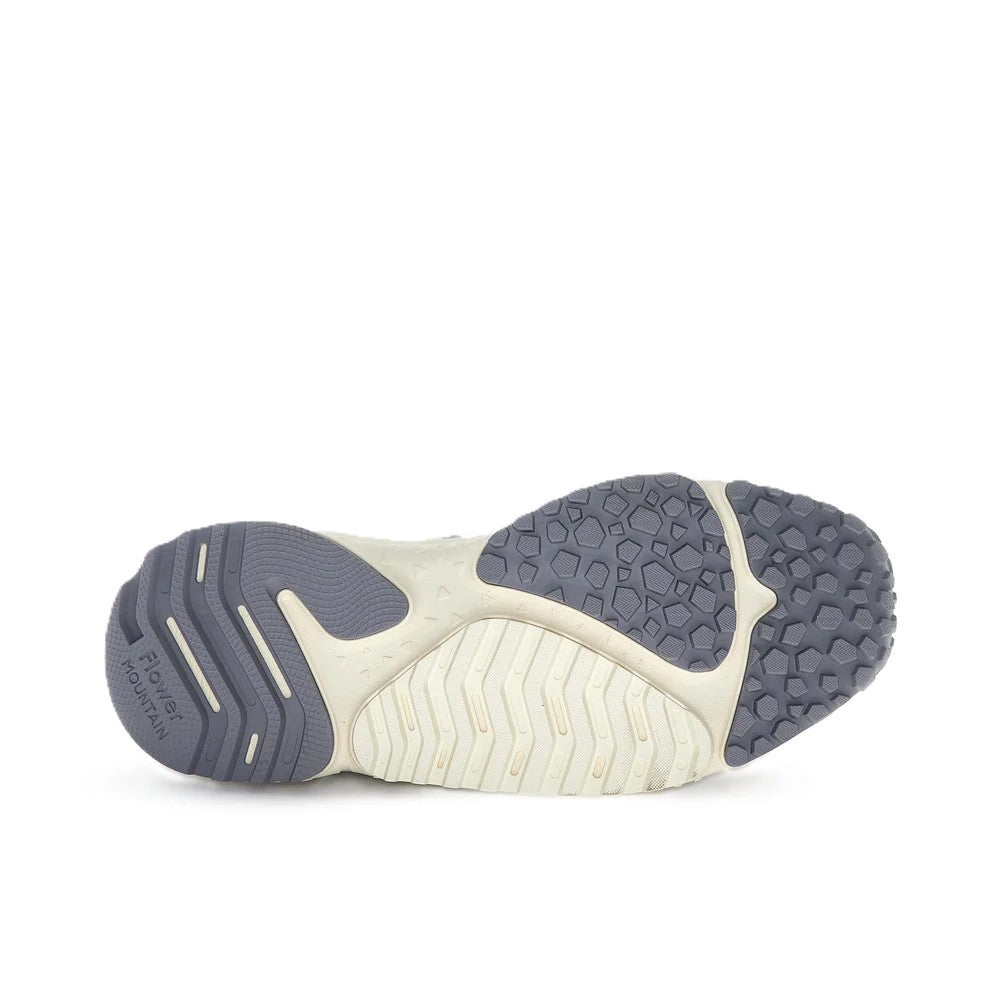 Flower Mountain Fashion-Forward Chunky Sneakers With Suede And Mesh Panels