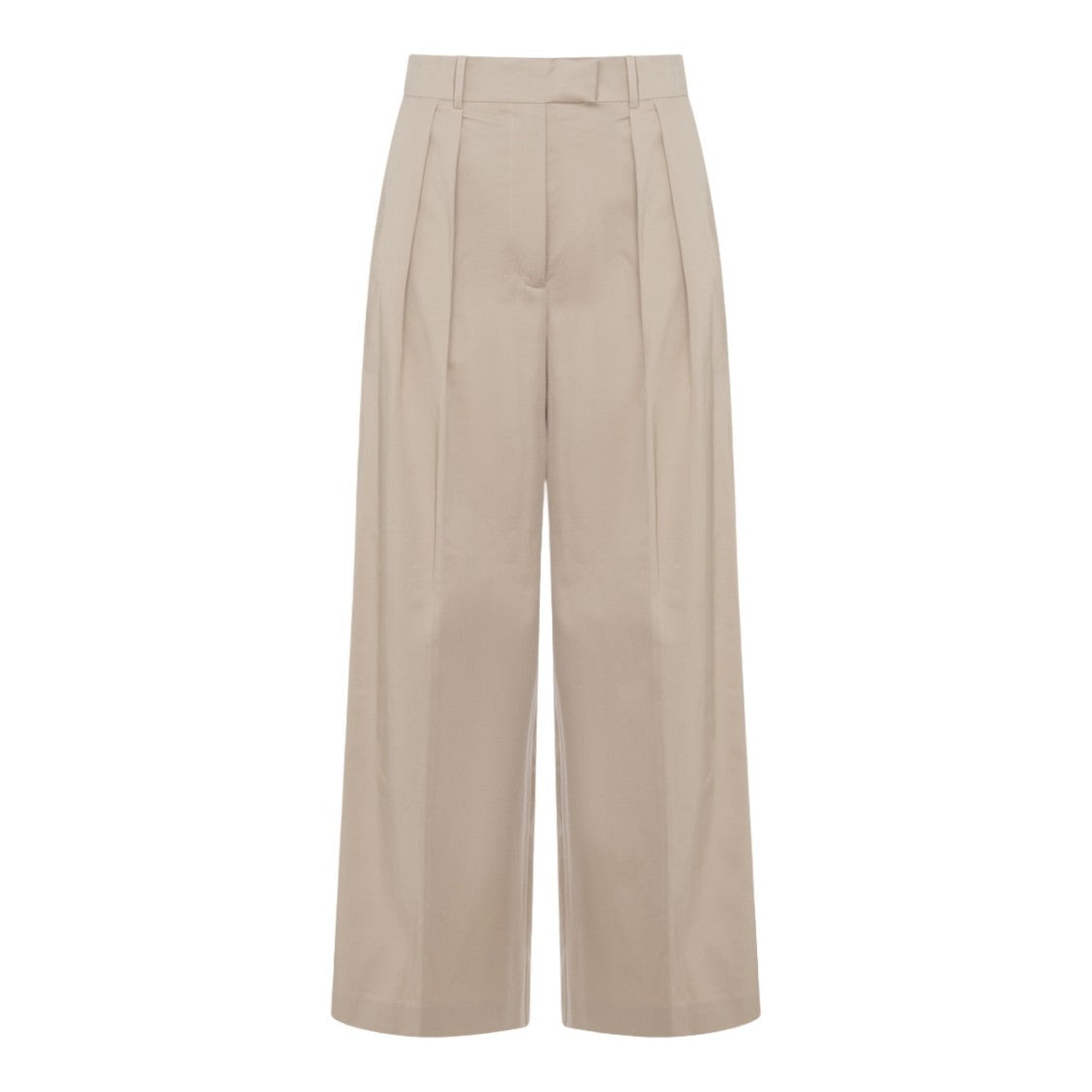 Anine Bing Tailored Beige Trousers With Minimalist Design