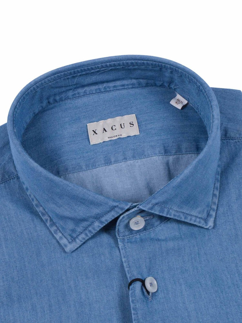 Xacus Button-Down Cotton Shirt