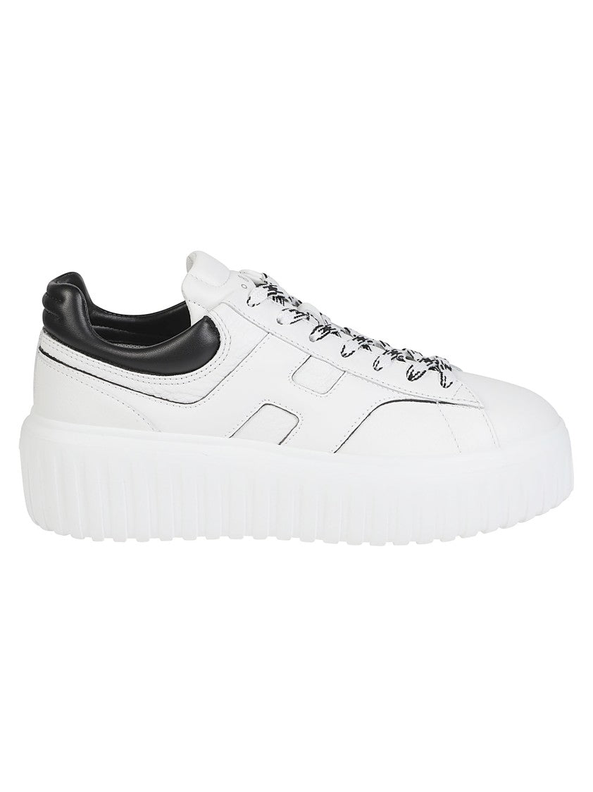 Hogan H-Stripes Low Top Calf Leather Sneakers