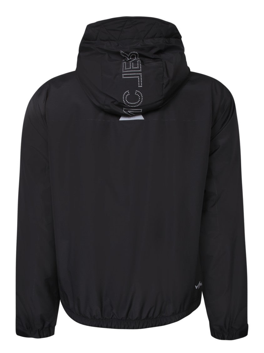 Moncler Grenoble Functional Black Jacket With Integrated Hood