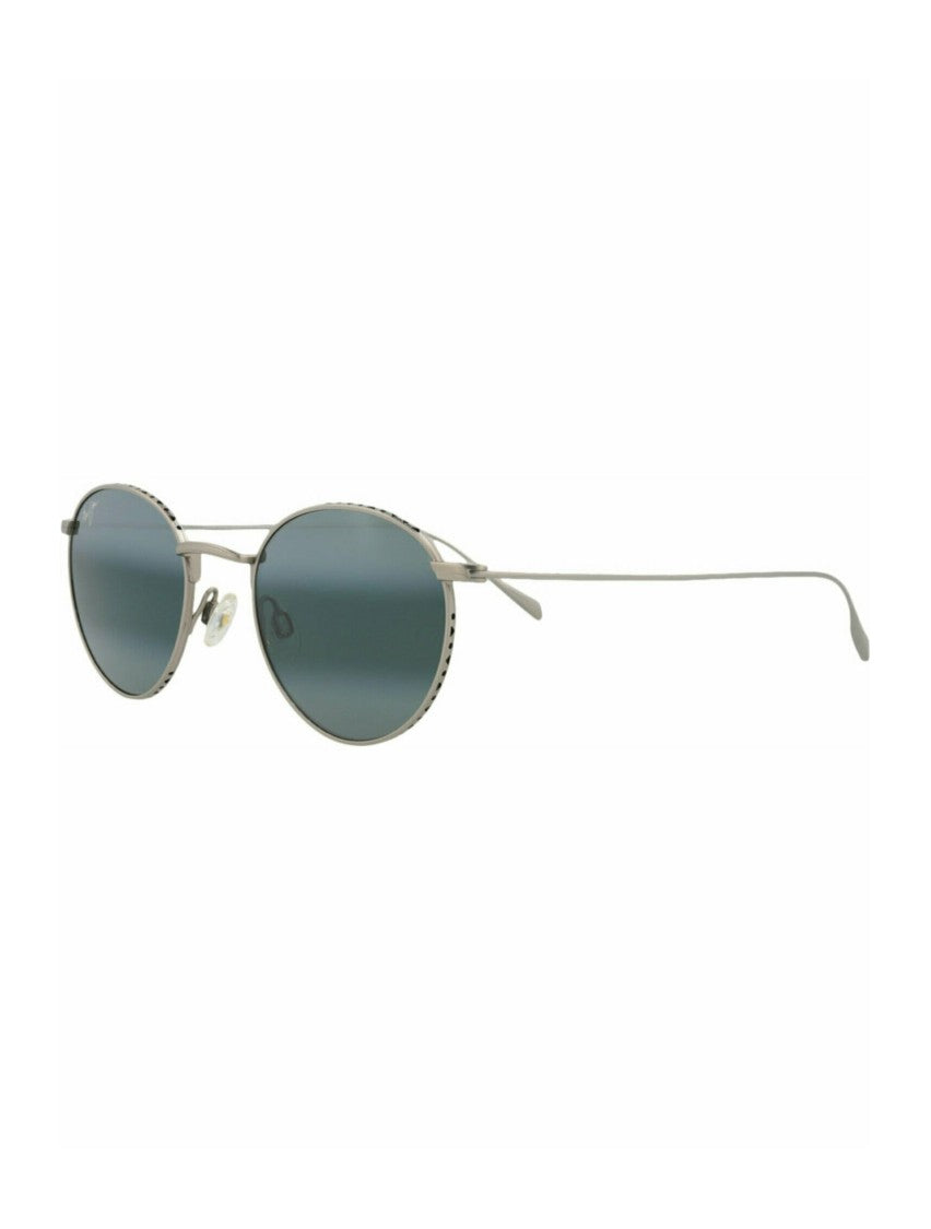 Maui Jim Round-Frame Titanium Sunglasses