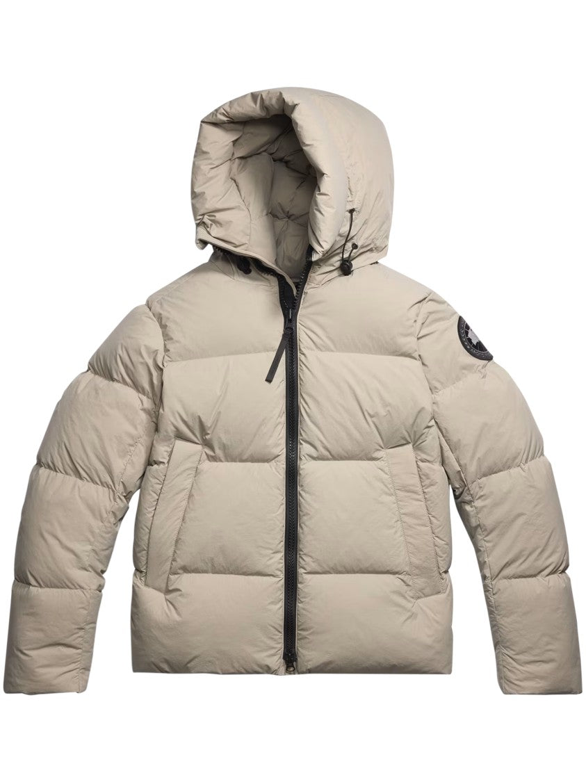 Canada Goose Matte Finish Puffer Jacket With High Collar