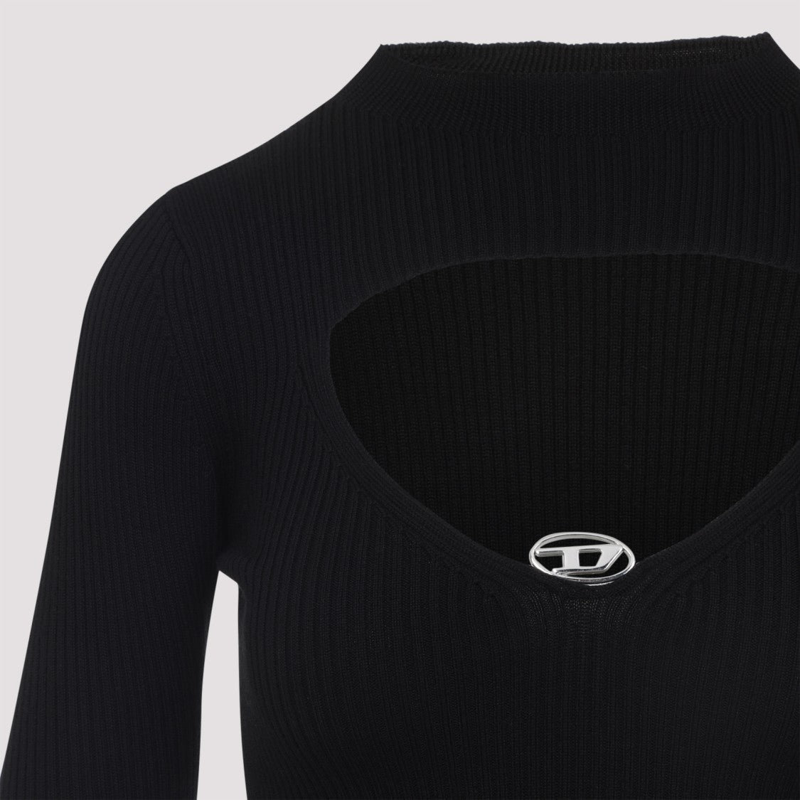 Diesel Long-Sleeved Fitted Wool Top