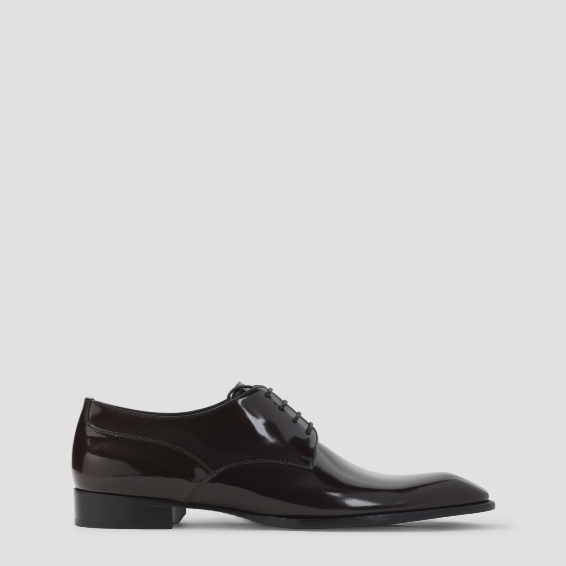 Saint Laurent Polished Calf Leather Lace-Up Dress Shoes