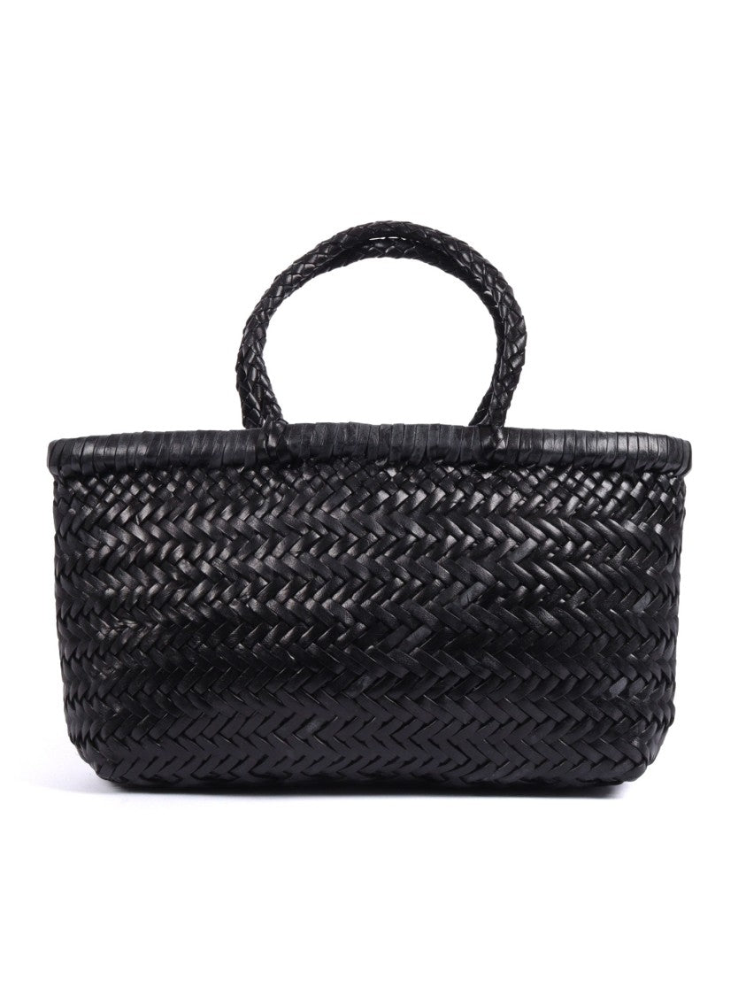 Dragon Diffusion Black Mini Gora Basket Handbag