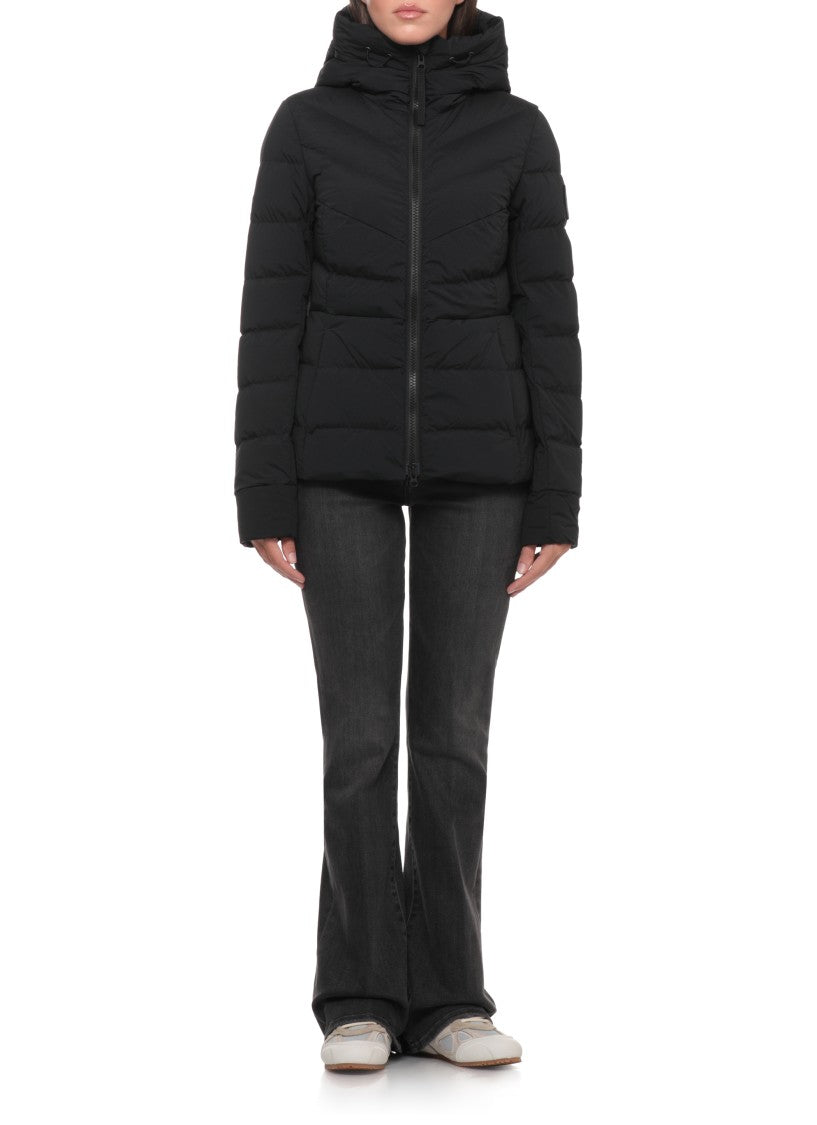 Canada Goose Short Padded Jacket With High Neck And Quilted Design